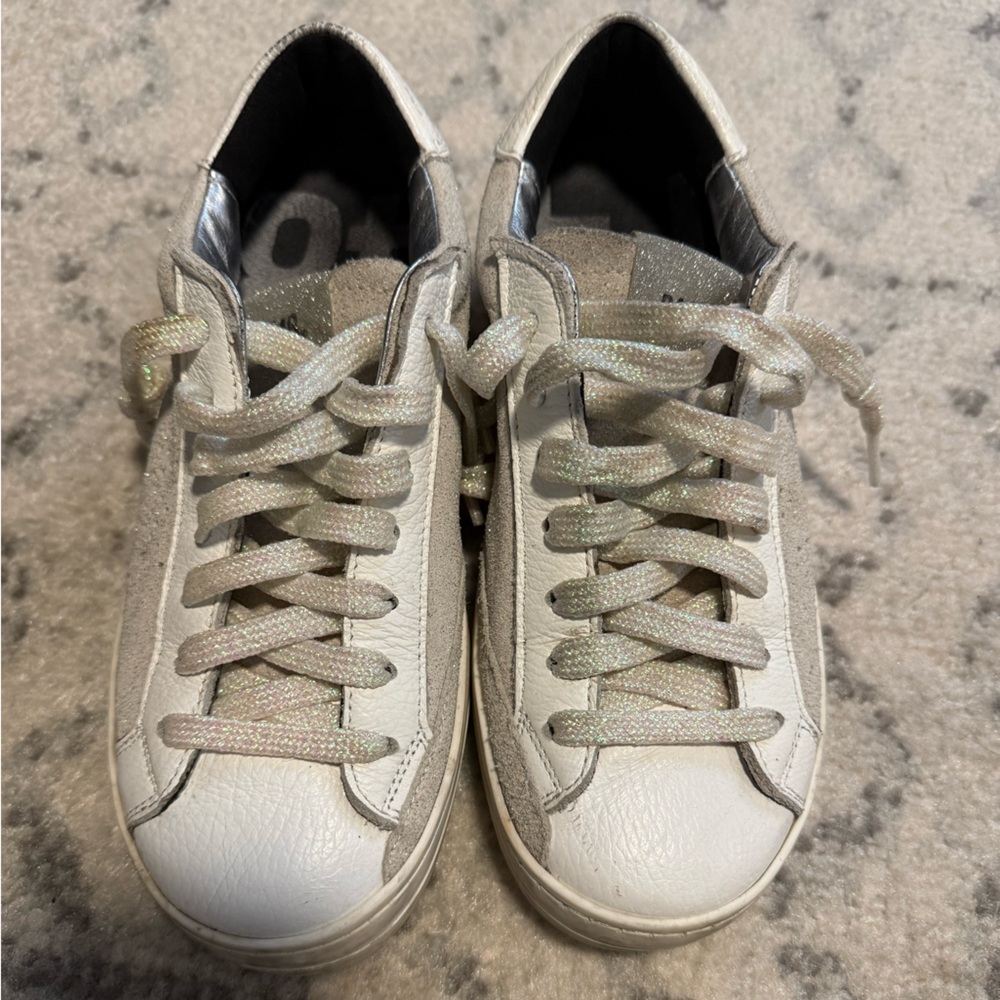 P448 White Sneakers Classic Low-Top Style